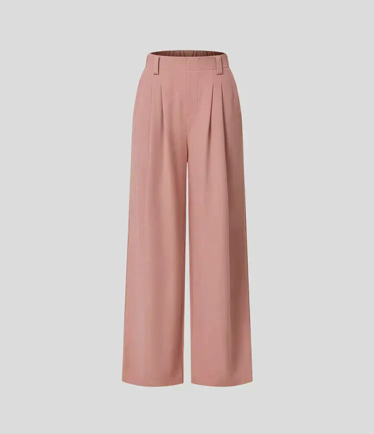 Comfy damepantalon med vide ben - Amara