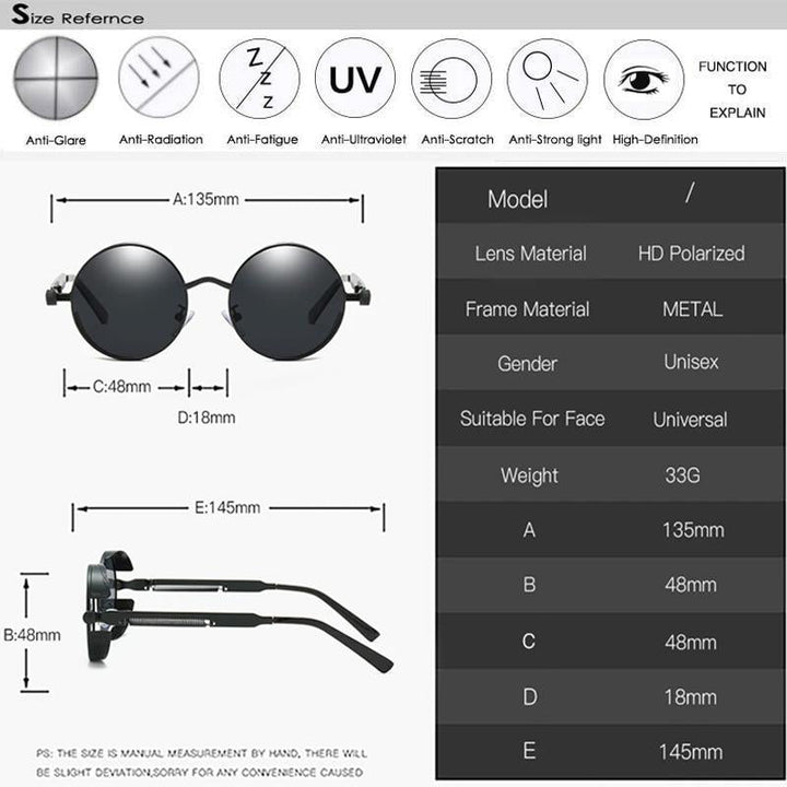 Trendy vintage-solbrille til damer og herrer – Savino