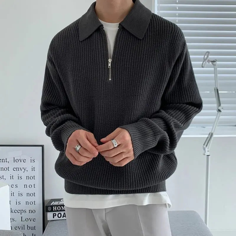 Klassisk lynlåset herresweater - Wellington