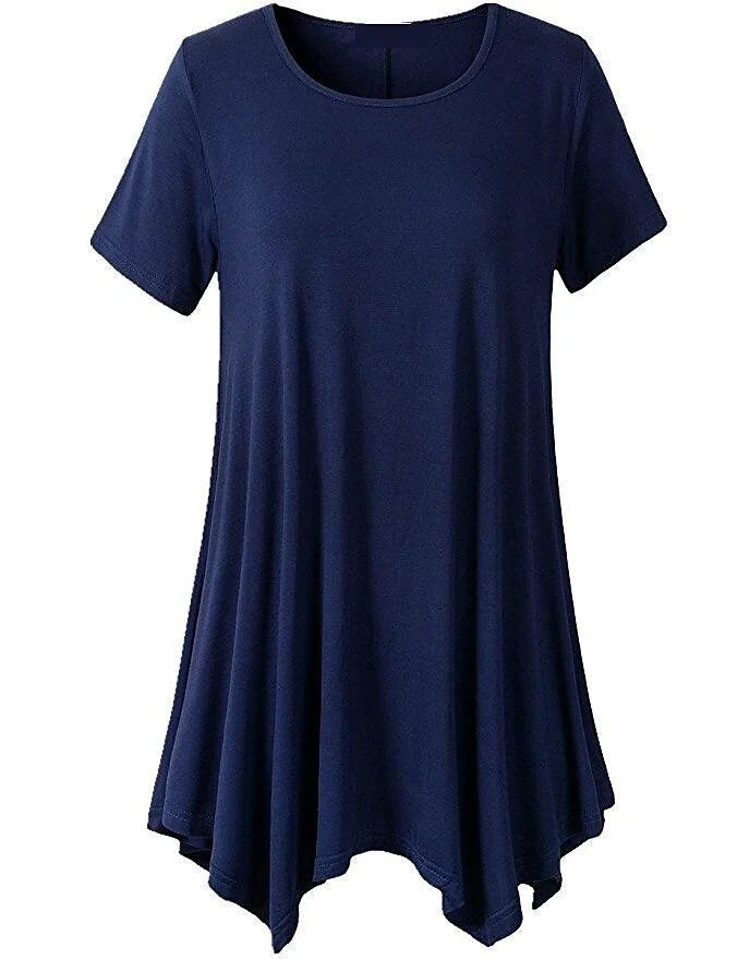 Loose Fit Dame T-shirt med Korte Ærmer – Taryn