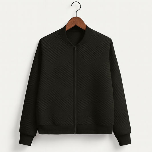 Stilfuld dame zip-up jakke – Rivka efterårsudgave