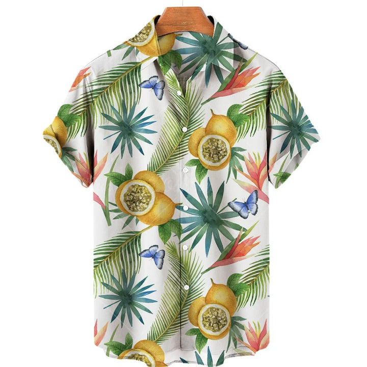 Tropisk Hawaii-skjorte med korte ærmer – Mateo
