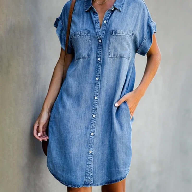 Trendy denimkjole - Maeve