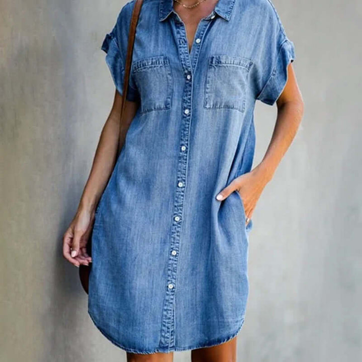 Trendy denimkjole - Maeve