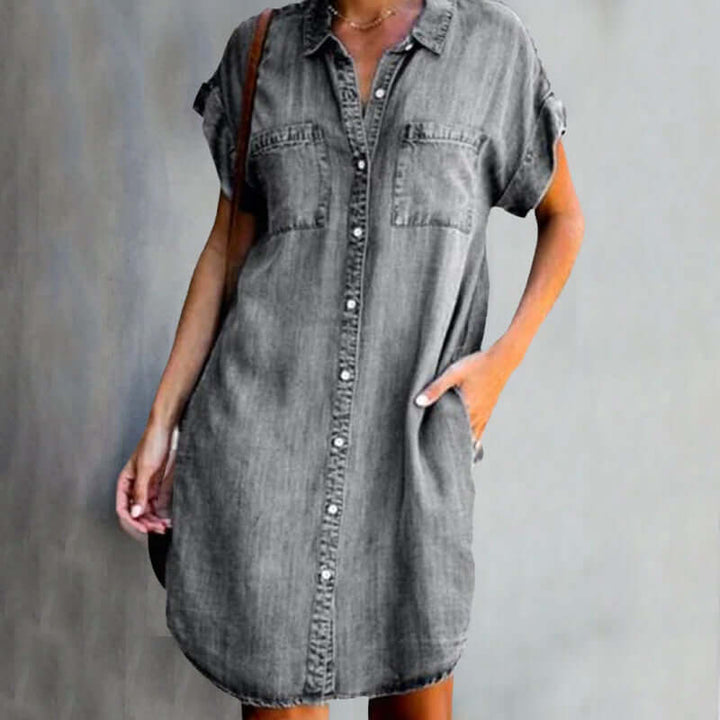 Trendy denimkjole - Maeve