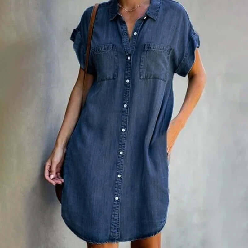 Trendy denimkjole - Maeve