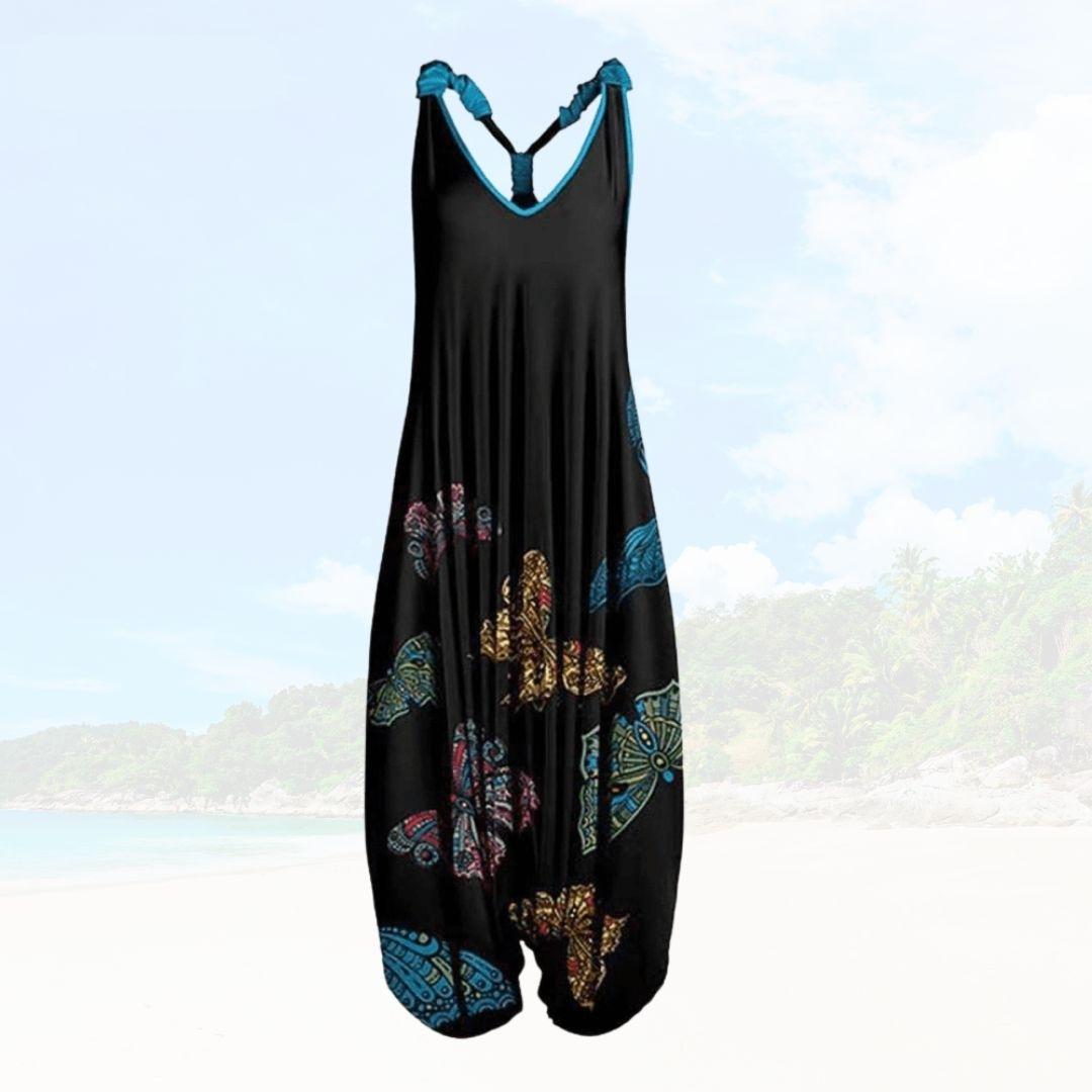 Sommer Jumpsuit til Damer med Løs Pasform – Elenya