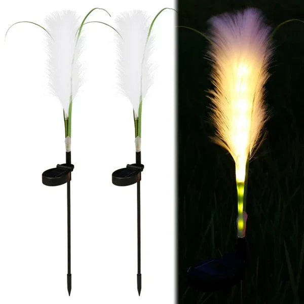 Dekorativ flettet havebelysning - SunReed