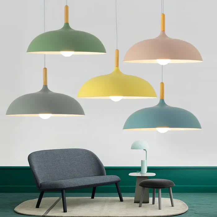 Loftlampe i skandinavisk egetræ - ScandiLuxe