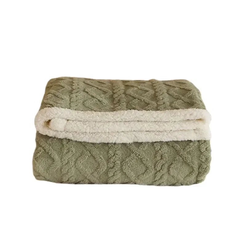 Tykt vintertæppe af lammeuld - WarmWool