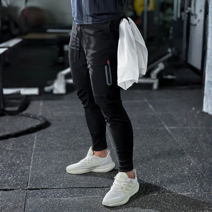 Herrer sportbukser med stræk og lommer – Dario