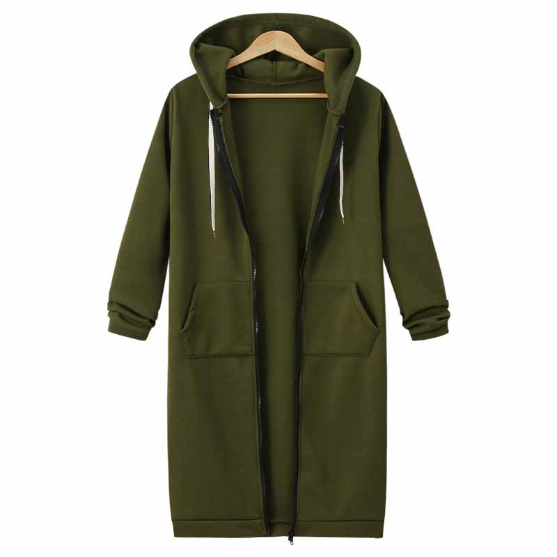 Casual Lang Damecardigan - CozyZip