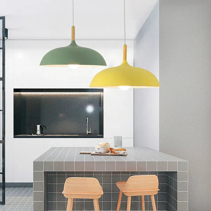Loftlampe i skandinavisk egetræ - ScandiLuxe