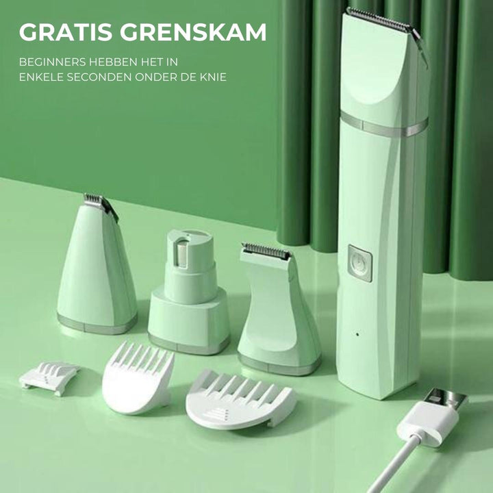 4-i-1 kæledyrstrimmer - TrimMaster Pro