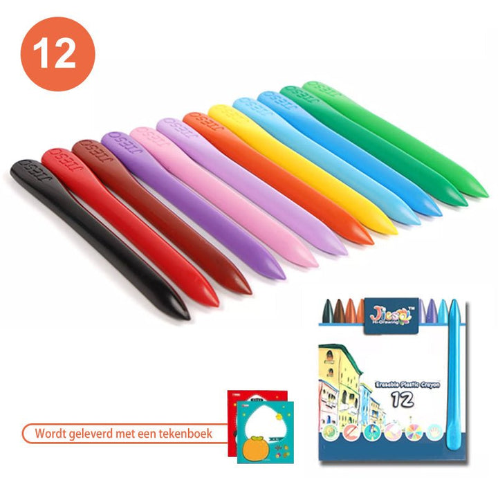 Naturlige, farverige voksfarver - EcoCrayons