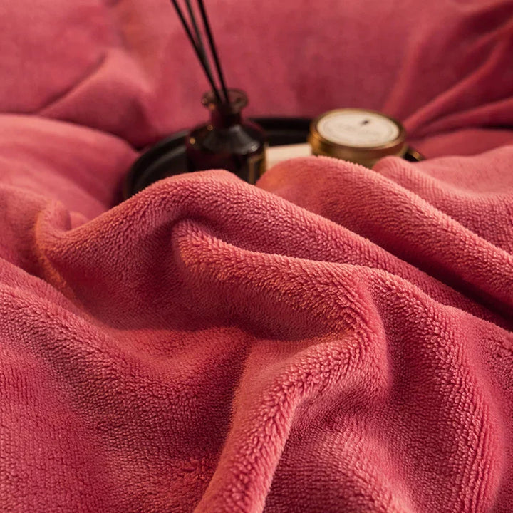 Luksus Fløjlsfleece Dynebetrækssæt - PlushHaven