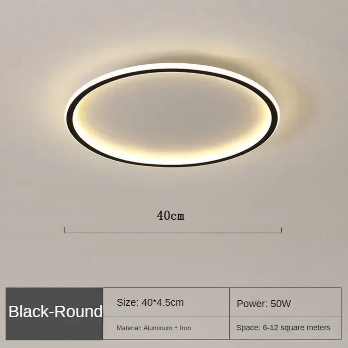Skandinavisk rund loftlampe - AuroraSphere