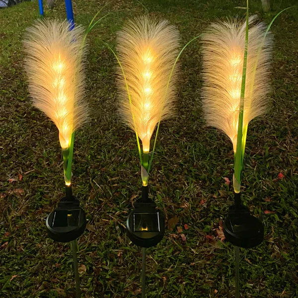 Dekorativ flettet havebelysning - SunReed