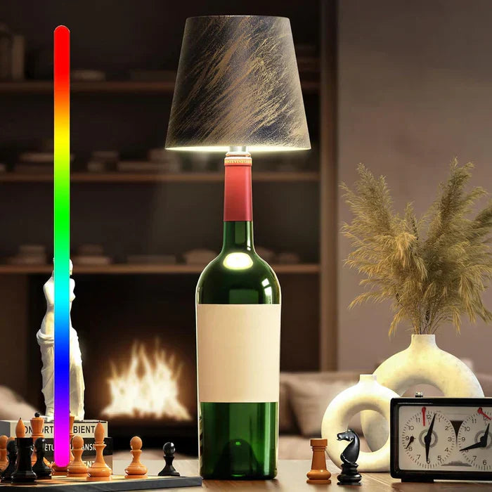 Bærbar LED-flaskelampe - GlowBottle