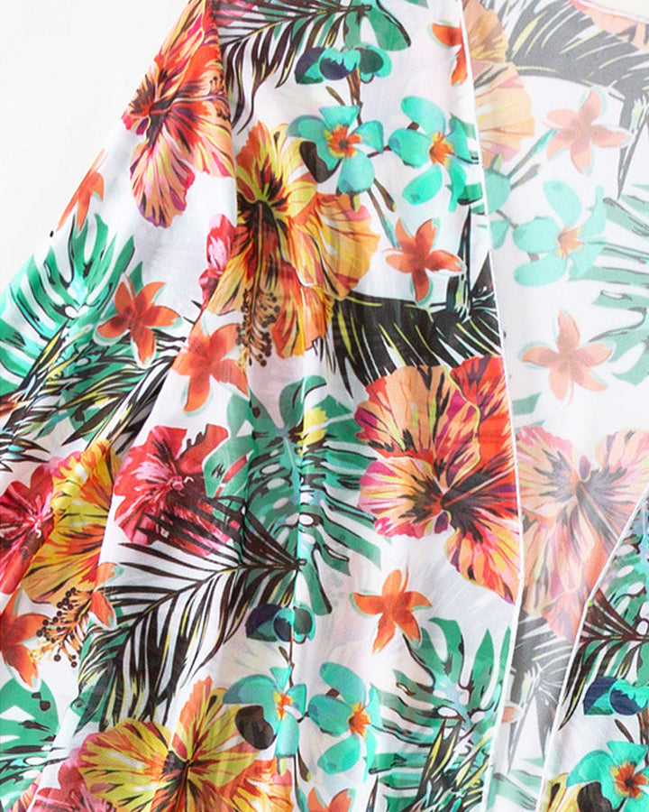 Tredelt bikini-sæt med blomsterprint – Yara