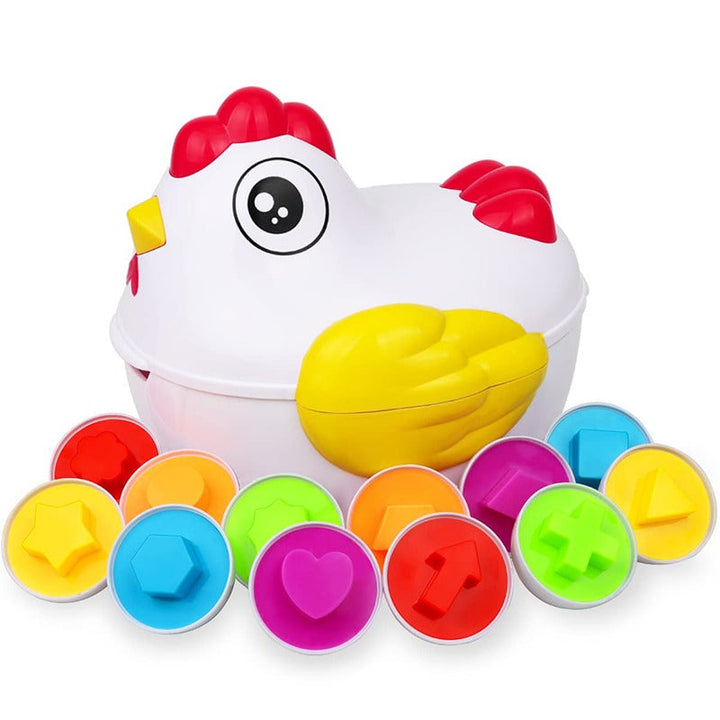 Kreativt æggepuslespil til børn - EggCiting puslesæt