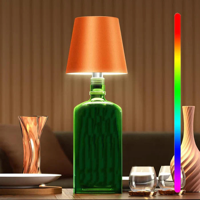 Bærbar LED-flaskelampe - GlowBottle