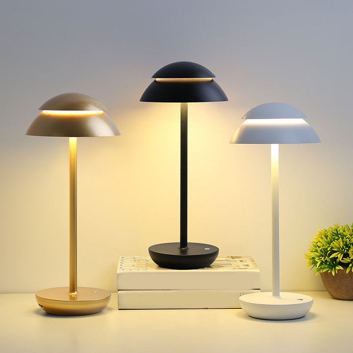 Trådløs genopladelig bordlampe med LED-belysning - GlowBeam