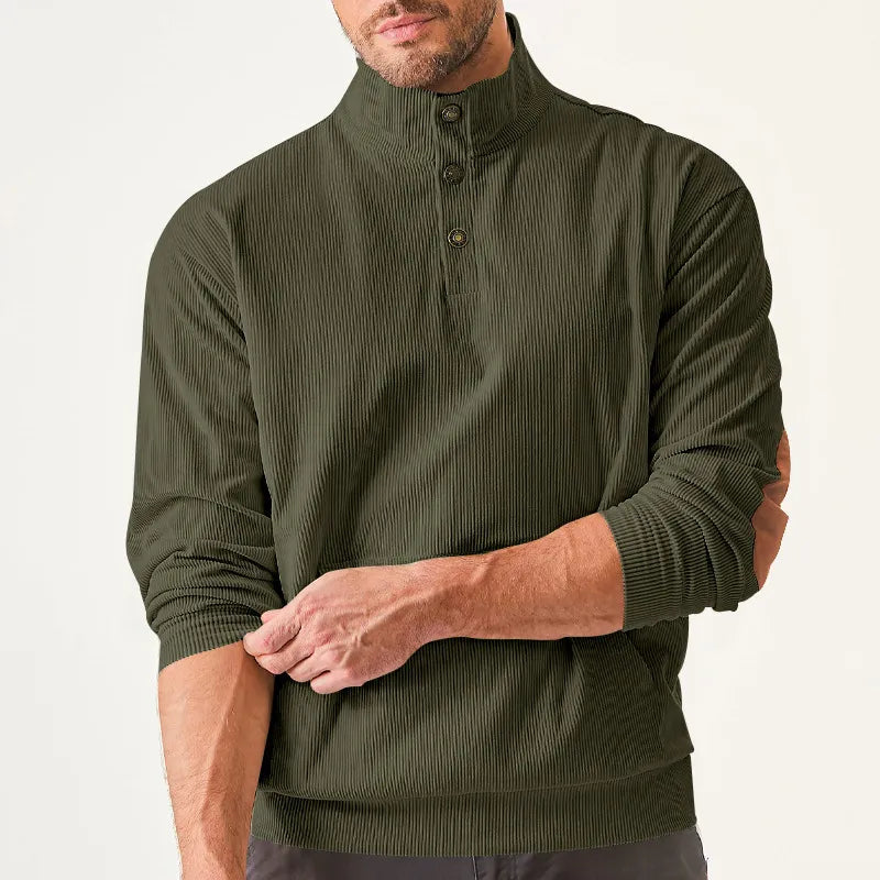 Herresweater med stående krave - Liam