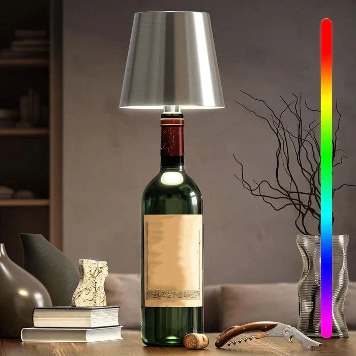 Bærbar LED-flaskelampe - GlowBottle