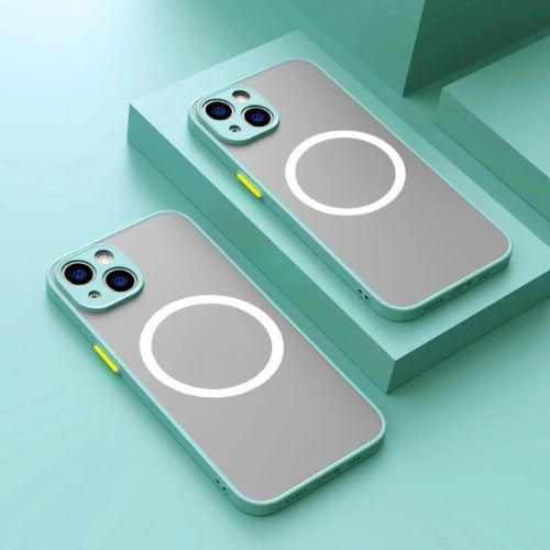 Matte magnetisk telefonetui med MagSafe og faldbeskyttelse – 1+1 GRATIS