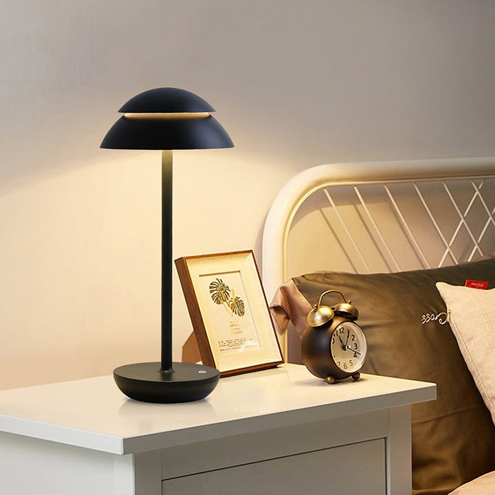 Trådløs genopladelig bordlampe med LED-belysning - GlowBeam