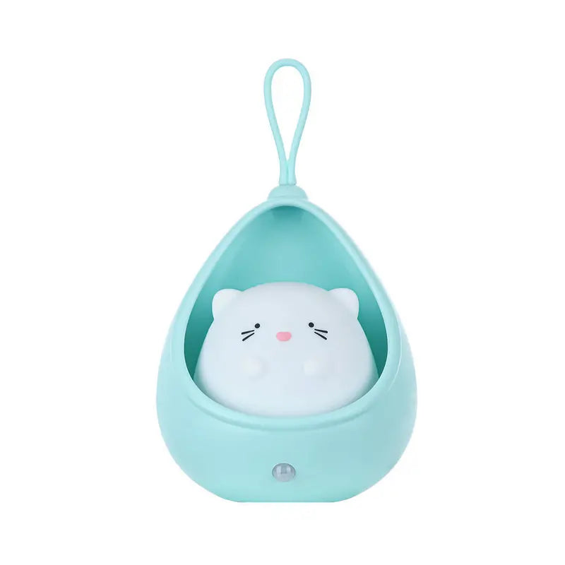 Natlampe med dyr - PurrLight