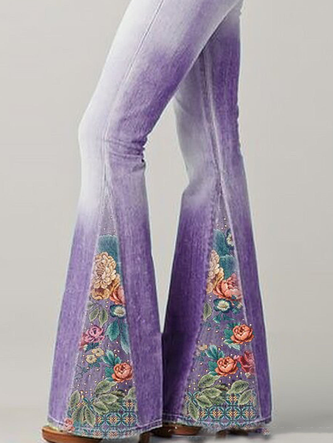 Trendy flared damejeans - Luna