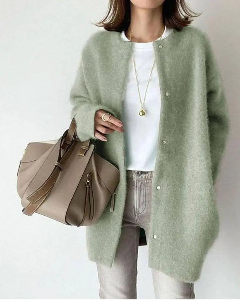 Uld-mohair damevest - Elise