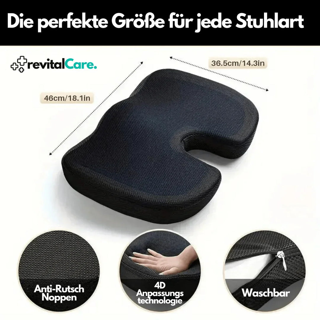 Ortopædisk 4D-siddepude - PosturePlus