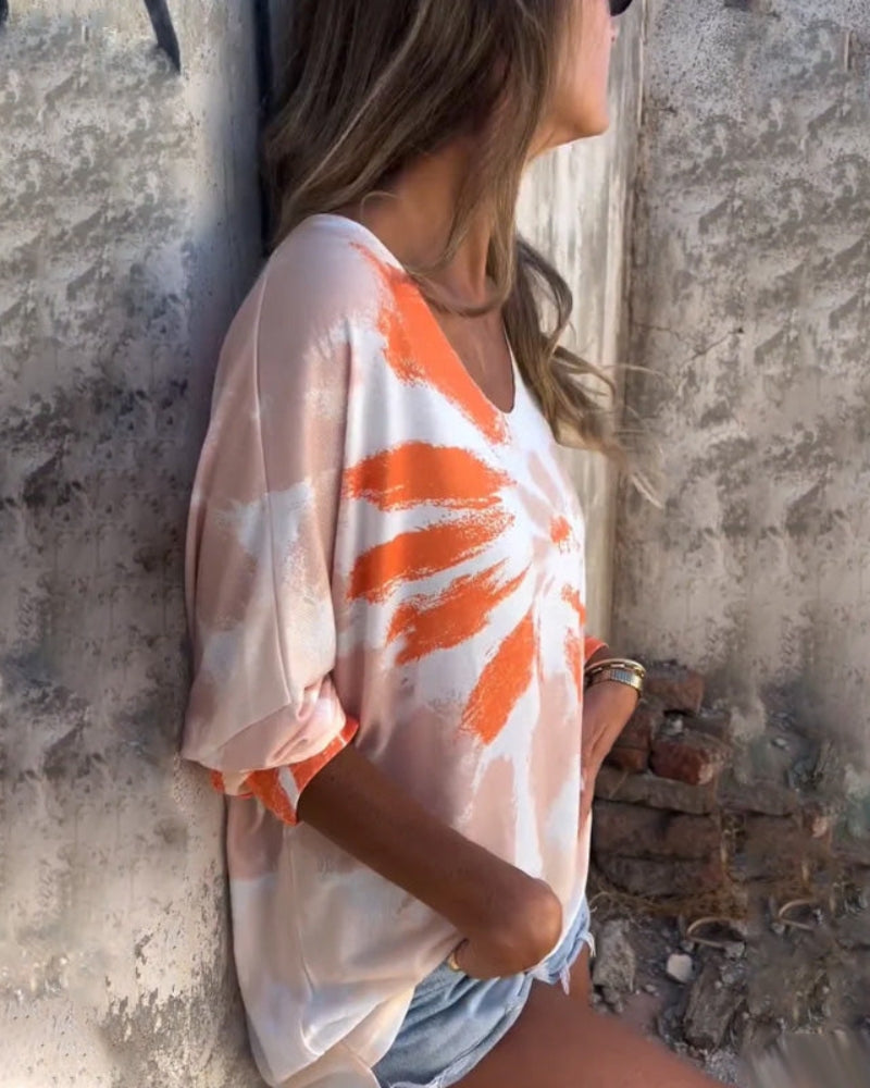 Behagelig & alsidig dameshirt med rund halsudskæring – Maila
