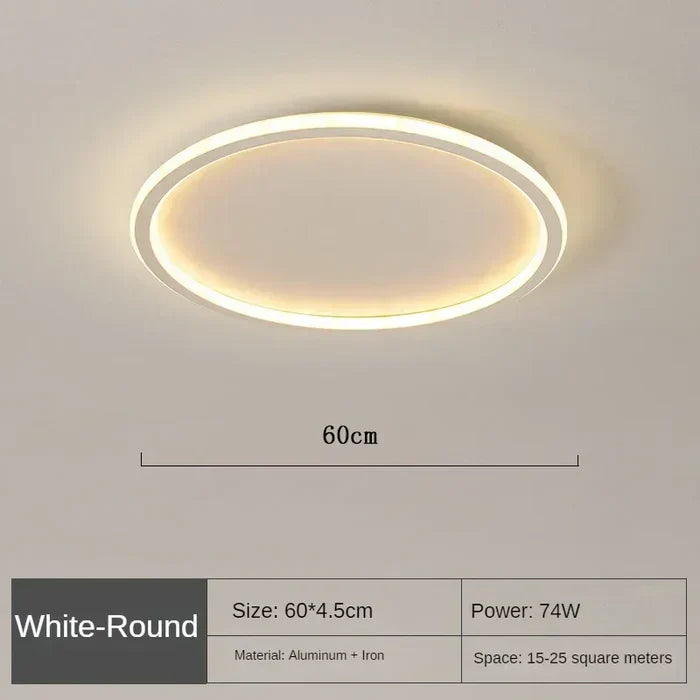 Skandinavisk rund loftlampe - AuroraSphere