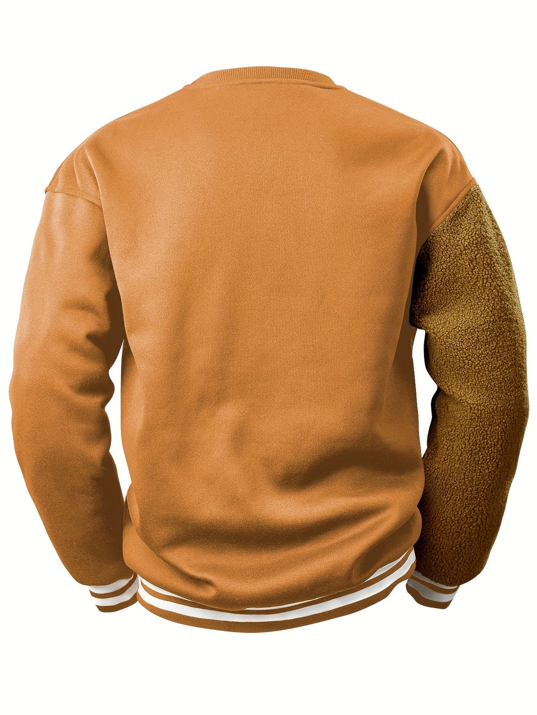 Herre-sweatshirt med broderet tegneseriebamse - Jasper