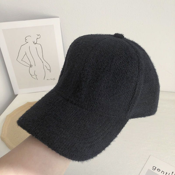 Varm dame baseballcap med imiteret pels til efterår og vinter – Lorena