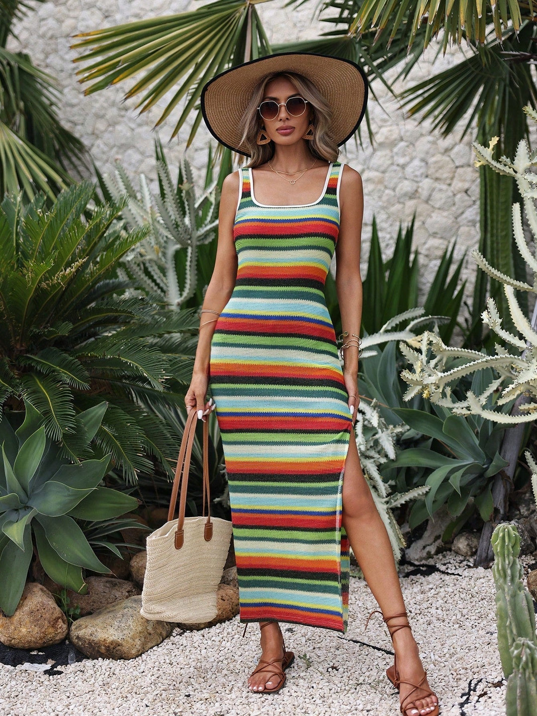 Ibiza-inspireret strandkjole med bohemeflair – Solea