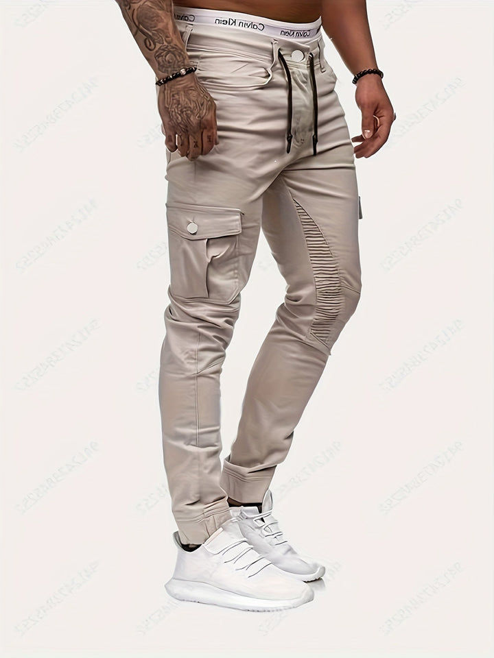 Chic herre-stretchbukser i streetstyle - Daan