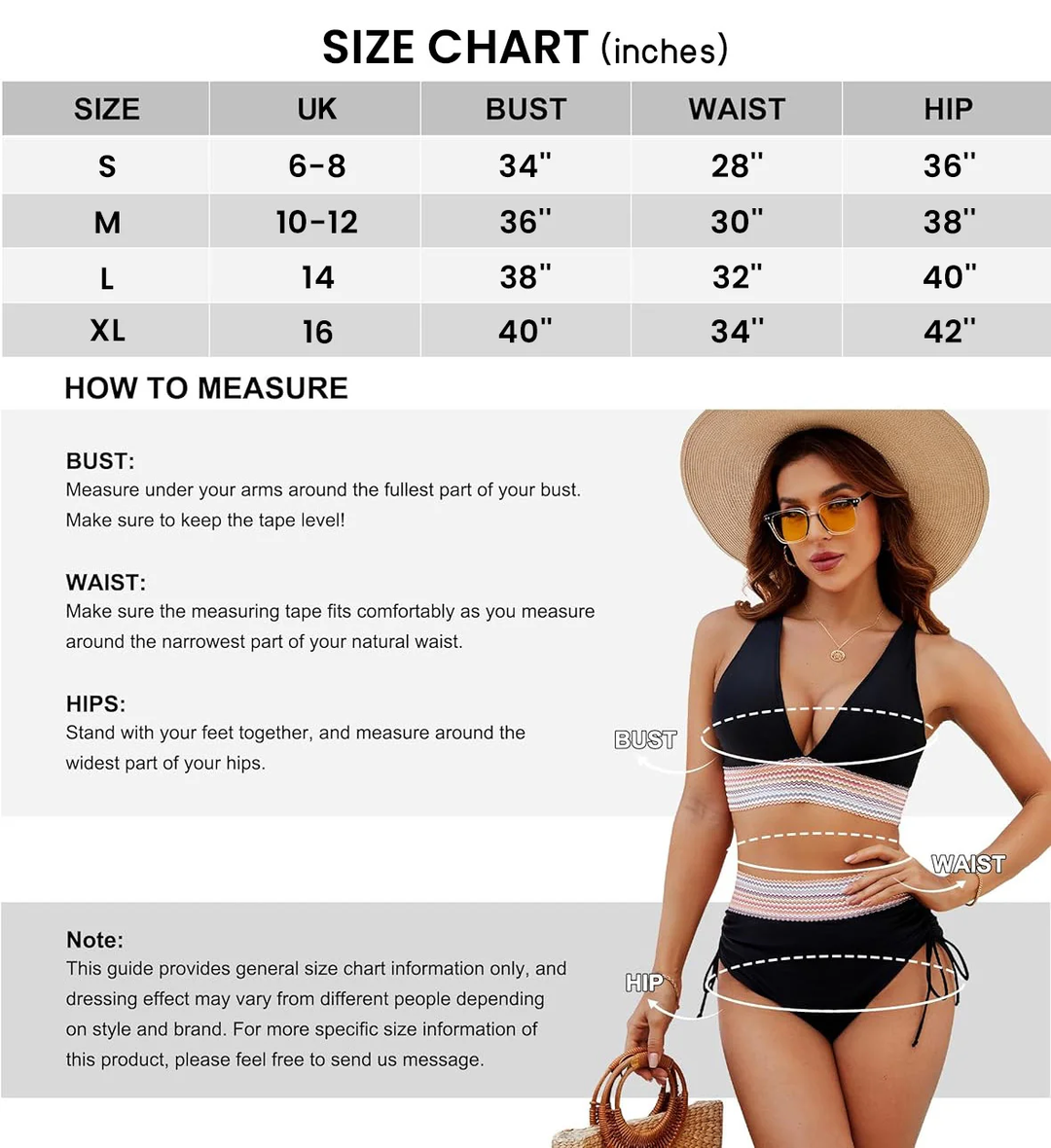 Formende bikinisæt med high-waist-trusse og push-up-top – Selina | Køb 1, få 1 gratis