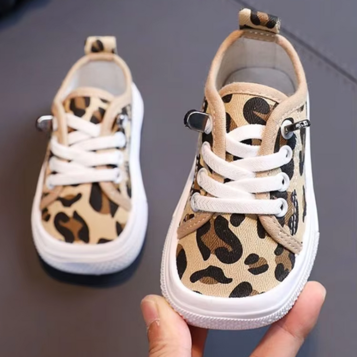 Børnesneakers med pantertryk – WildStep