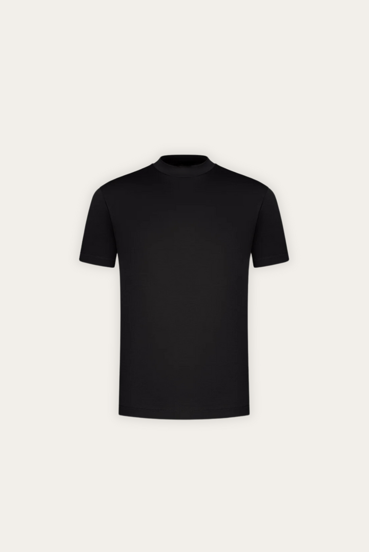 Stilfuld herre-T-shirt i merceriseret bomuld – Dario