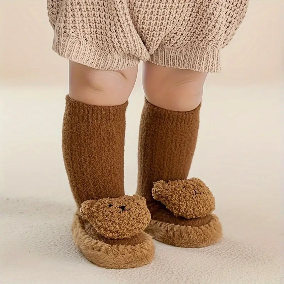 Børnesko sokker med bjørne – CozyBear
