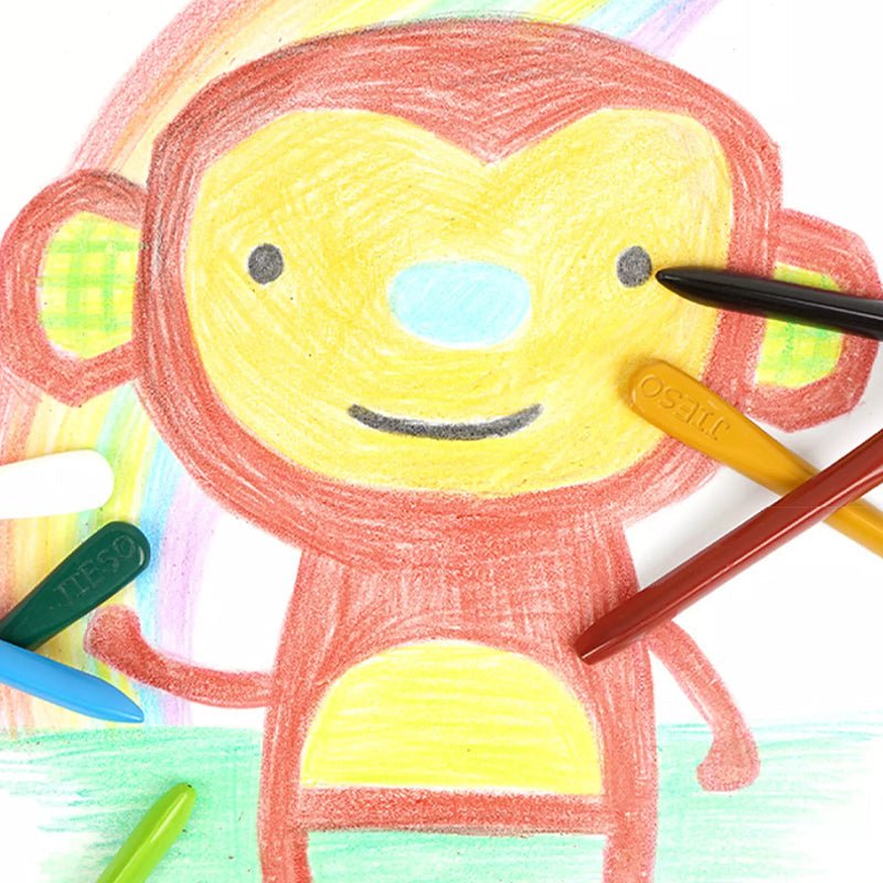 Naturlige, farverige voksfarver - EcoCrayons