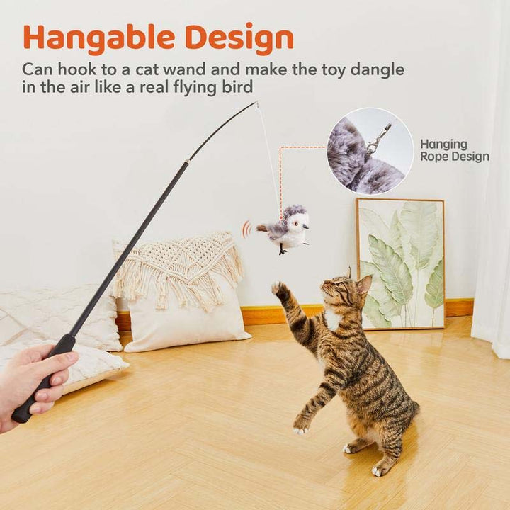 Interaktivt kattelegetøj - ChirpBird