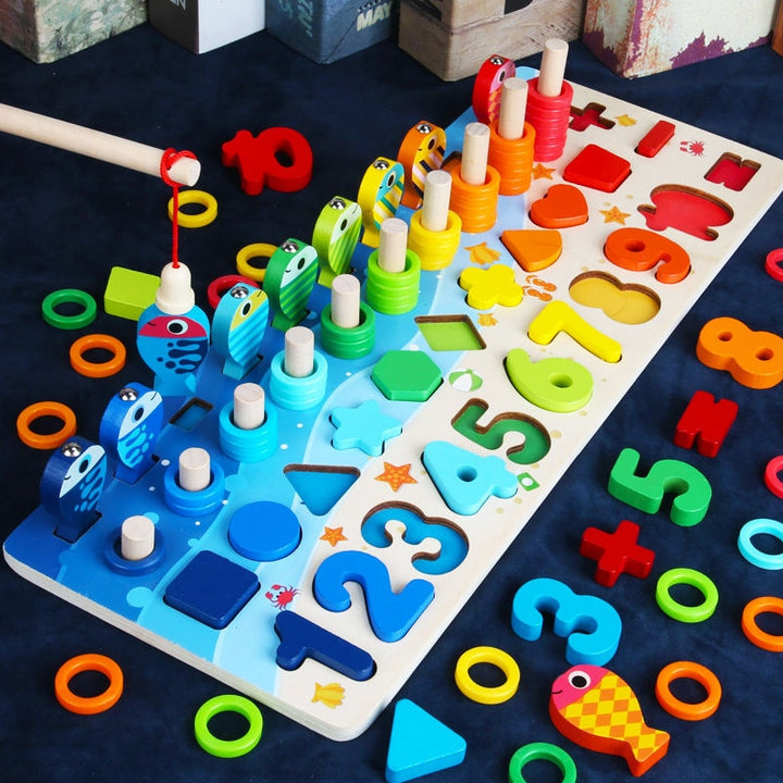 Montessori aktivitetsbræt til tumlinger - Træ LegeSafari