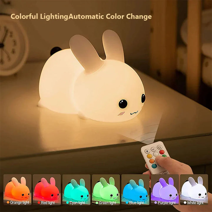 Sød Kanin Natlampe - BunnyGlow
