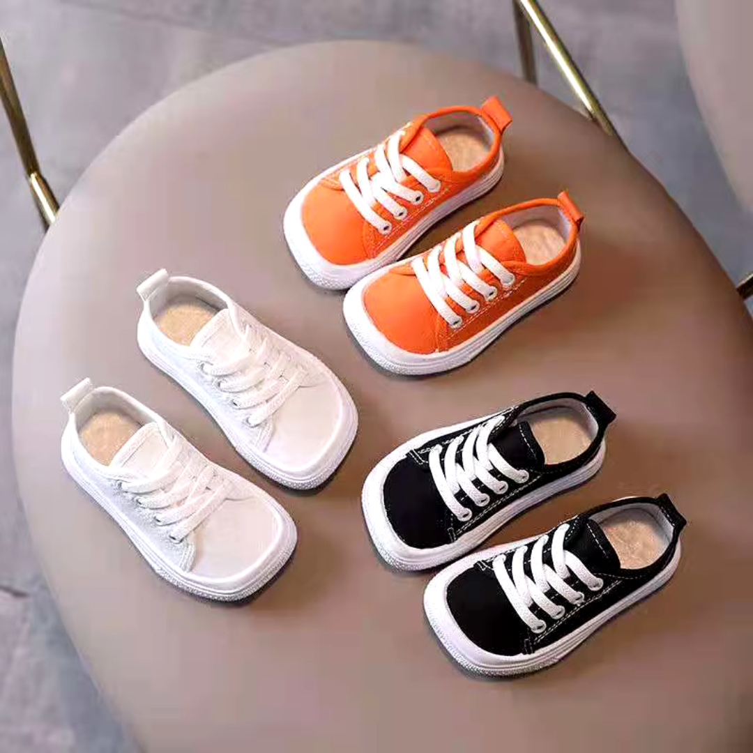 Børne Canvas Sneakers – TinyTracks